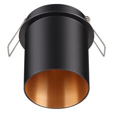 NOVOTECH 370433 SPOT NT19 323 черный Встраиваемый светильник IP20 GU10 50W 220V BUTT