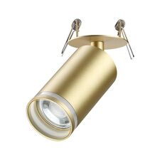 NOVOTECH 370882 SPOT NT22 311 матовое золото Cветильник встраиваемый IP20 GU10 9W 220V ULAR