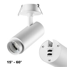 NOVOTECH 359221 SPOT NT23 267 белый Светильник встраиваемый с перекл. цв. температуры, мощности IP20 LED 3000К\4000К\6000К 5W/9W/13W 220V NAIL