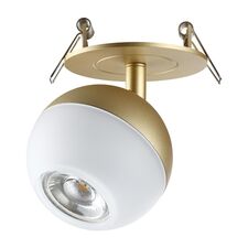 NOVOTECH 370819 SPOT NT22 308 матовое золото Светильник встраиваемый IP20 GU10 9W 220V GARN