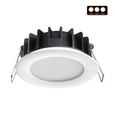 NOVOTECH 358949 SPOT NT22 270 белый Встраиваемый светодиодный светильник с переключателем цветовой температуры IP20 LED 3000К\4000К\6000К 10W 220V LANTE