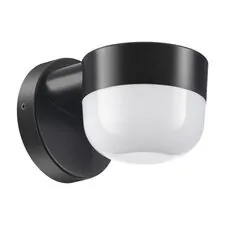 NOVOTECH 358451 STREET NT20 395 чёрный Ландшафтный настенный светильник IP65 LED 4000K 12W 220V OPAL