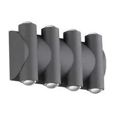 NOVOTECH 358568 STREET NT21 374 темно-серый Ландшафтный настенный светильник IP54 LED 4000K 8W 85-265V CALLE