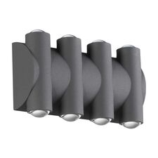 NOVOTECH 358568 STREET NT21 374 темно-серый Ландшафтный настенный светильник IP54 LED 4000K 8W 85-265V CALLE