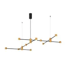 ST LUCE SL1596.423.22 Светильник подвесной Золотистый, Черный/Белый LED 22*3W 3000K