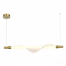 ST LUCE SL6109.203.01 Светильник подвесной Золотистый/Белый LED 1*25W 3000K