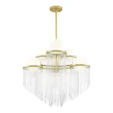 ST LUCE SL1511.203.06 Люстра подвесная Золотистый/Белый E27 6*60W