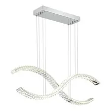 ST LUCE SL6206.103.44 Светильник подвесной Хром/Прозрачный LED 1*44W 3000K