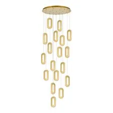 ST LUCE SL6506.203.18 Светильник подвесной Золотистый/Золотистый, Прозрачный LED 18*9W 3000K