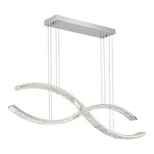 ST LUCE SL6206.103.50 Светильник подвесной Хром/Прозрачный LED 1*50W 3000K