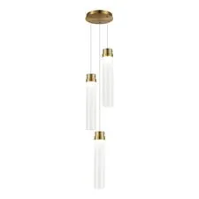 ST LUCE SL6236.303.03 Светильник подвесной Латунь/Прозрачный LED 3*12W 4000K