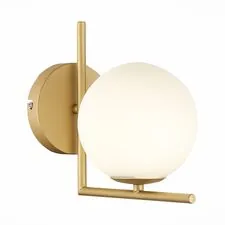 ST LUCE SL1148.301.01 Светильник настенный Латунь/Белый G9 1*5W