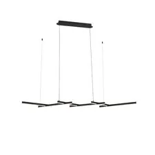 ST LUCE SL394.403.06 Люстра подвесная Черный/Белый LED 6*14W 4000K