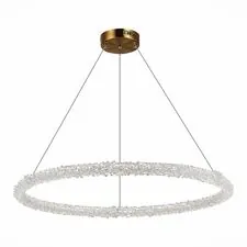 ST LUCE SL6110.223.01 Люстра подвесная Золотистый/Золотистый LED 1*45W 3000 - 6500K