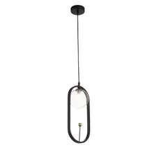 ST LUCE SL1201.403.01 Подвес Черный/Прозрачный G9 1*5W