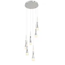 ST LUCE SL405.103.06 Светильник подвесной Хром/Хром, Белый LED 6*7W 3000K