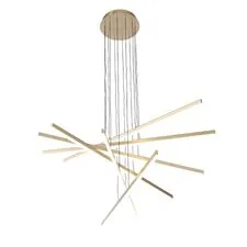 ST LUCE SL394.223.06 Светильник подвесной Матовое золото/Белый LED 6*16,6W 4000K