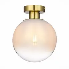 ST LUCE SL1190.202.01 Светильник потолочный Золотистый/Прозрачно-белый E27 1*60W