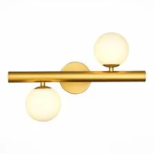 ST LUCE SL1185.201.02 Бра Золотистый/Белый G9 2*5W