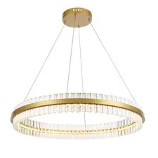 ST LUCE SL383.223.01 Светильник подвесной Матовое золото/Прозрачный LED 1*60W 3000K
