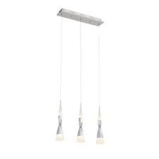 ST LUCE SL405.103.03 Светильник подвесной Хром/Хром, Белый LED 3*7W 3000K
