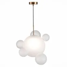 ST LUCE SL1133.513.01 Светильник подвесной Латунь/Белый E27 1*60W