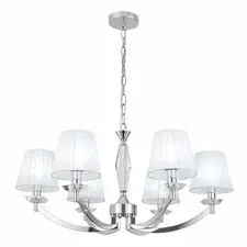 ST LUCE SL1756.103.06 Светильник подвесной Хром/Светло-серый E14 6*40W