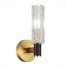 ST LUCE SL1238.301.01 Бра Латунь/Кракелированное стекло E14 1*40W