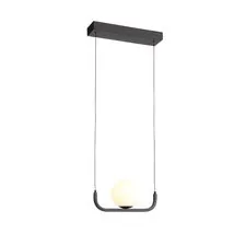 ST LUCE SL1581.403.01 Светильник подвесной Черный/Белый LED 1*8W 3200K