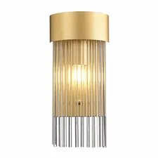 ST LUCE SL1225.201.01 Бра Золотистый/Золотистый, Прозрачный E27 1*60W