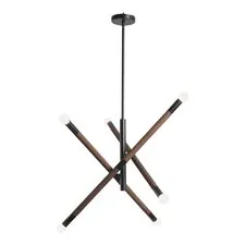 ST LUCE SL6226.403.06 Светильник подвесной Черный, Коричневый E14 6*40W