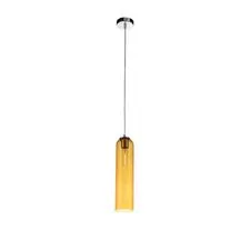 ST LUCE SL1145.193.01 Светильник подвесной Хром/Янтарный E27 1*60W
