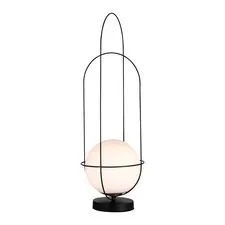 ST LUCE SL1189.404.01 Настольная лампа Черный/Опал E27 1*60W