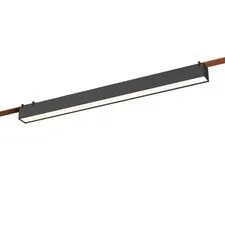 ST LUCE ST456.436.24 Светильник трековый Черный LED 1*24W 3000K 1 200Lm Ra90 120 IP20 L642xW40xH45 48V
