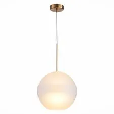 ST LUCE SL1133.523.01 Светильник подвесной Латунь/Белый E27 1*40W