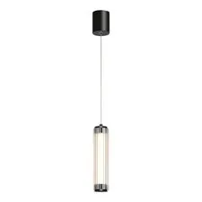 ST LUCE SL6224.403.01 Светильник подвесной Черный/Прозрачный LED 1*8W 4000K