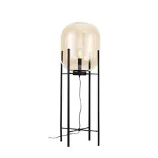 ST LUCE SL1050.525.01 Торшер Черный/Коньячный E27 1*40W (из 2-х коробок)