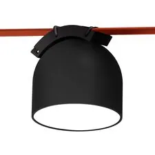 ST LUCE ST451.446.12.2 Светильник трековый Черный LED 1*12W 4000K 794Lm Ra90 120 IP20 D100xH107 48V