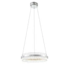 ST LUCE SL383.103.01 Светильник подвесной Хром/Хром, Прозрачный LED 1*34W 3000K