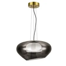 ST LUCE SL6019.313.01 Светильник подвесной Латунь/Дымчатый, Белый LED 1*20W 3000K