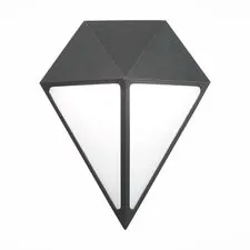 ST LUCE SL9500.441.01 Светильник уличный настенный Черный/Белый,Черный LED 1*12W 4000K