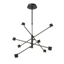 ST LUCE SL1597.403.08 Светильник подвесной Черный/Белый LED 8*6W 3000K