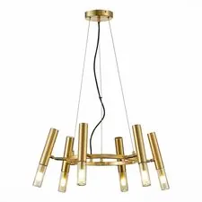 ST LUCE SL1236.203.06 Люстра подвесная Золотистый/Коньячный, Золотистый G9 6*5W