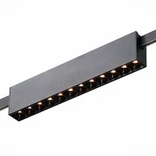ST LUCE ST816.406.12 Магнитный трековый светильник FARM Черный LED 1*12W 3000K 609Lm Ra90 40 IP20 L232xW24xH