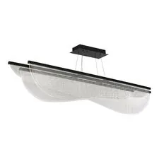 ST LUCE SL6509.423.01 Светильник подвесной Черный/Прозрачный LED 1*60W 4000K