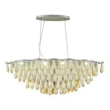 ST LUCE SL1517.103.08 Светильник подвесной Серебристый/Белый, Золотистый E14 8*40W