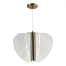 ST LUCE SL6509.203.01 Светильник подвесной Золотистый/Прозрачный LED 1*45W 4000K