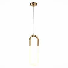 ST LUCE SL1579.303.01 Подвес Латунь/Латунь, Белый LED 1*14W 3000K