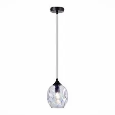 ST LUCE SL1188.403.01 Подвес Черный/Радужный E14 1*40W