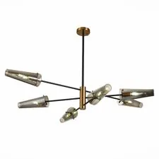 ST LUCE SL1209.302.06 Светильник потолочный Бронза,Черный/Дымчатый E14 6*40W